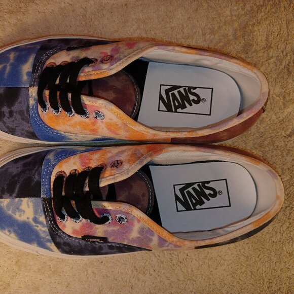 Vans Men's 7/Women's 8.5 Authentic 44 DX Tie Dye patchwork VN0A54F9AXJ - Picture 10 of 13